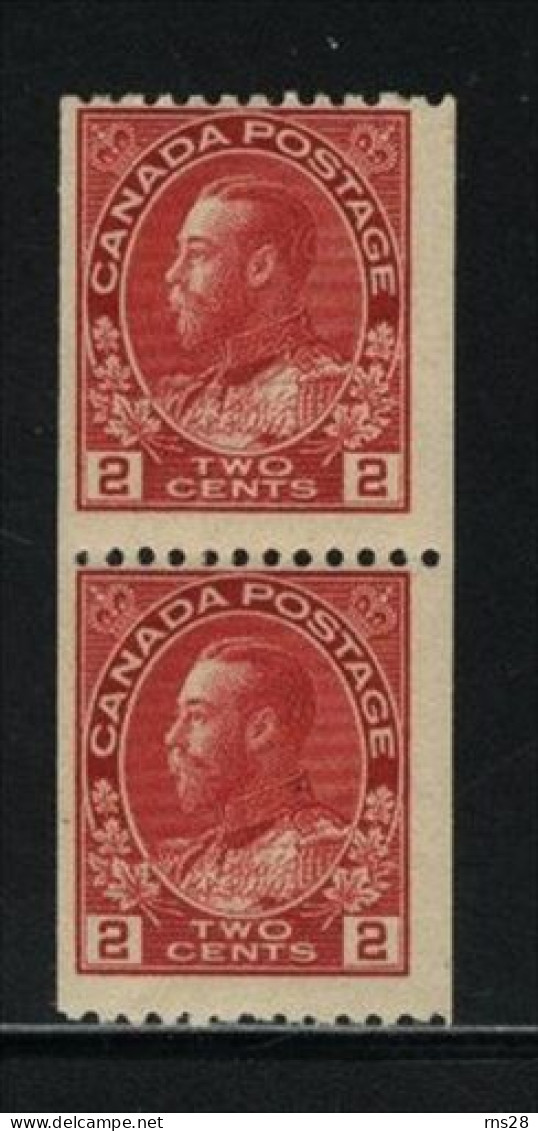 Canada MNH Scott # 132 Pair Value $ 110.00 - Unused Stamps