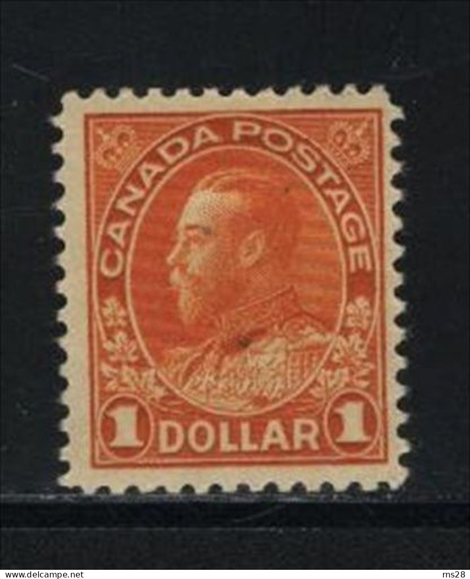 Canada HINGED Scott # 122 ( Z2 ) Value $ 95.00 - Ungebraucht