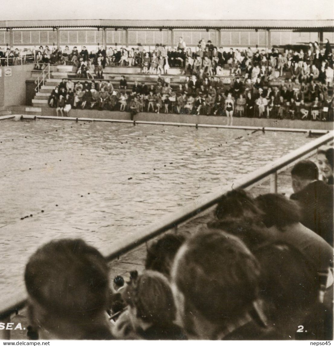 Carte Qualité Photo. Swimming Pool On Pier Clacton On Sea ,concour De Natation,inscription Voir Verso - Clacton On Sea