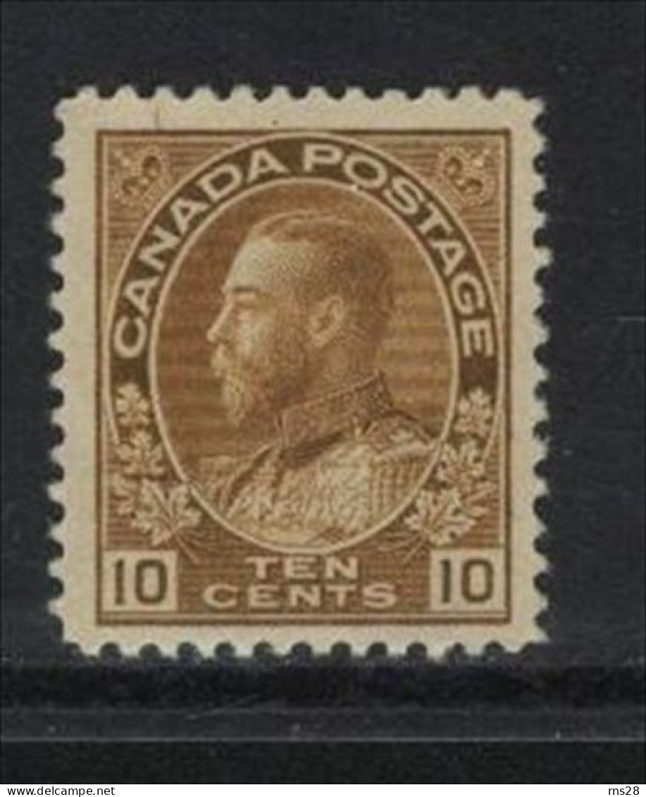 Canada HINGED Scott # 118 ( Z2 ) Value $ 40.00 - Unused Stamps