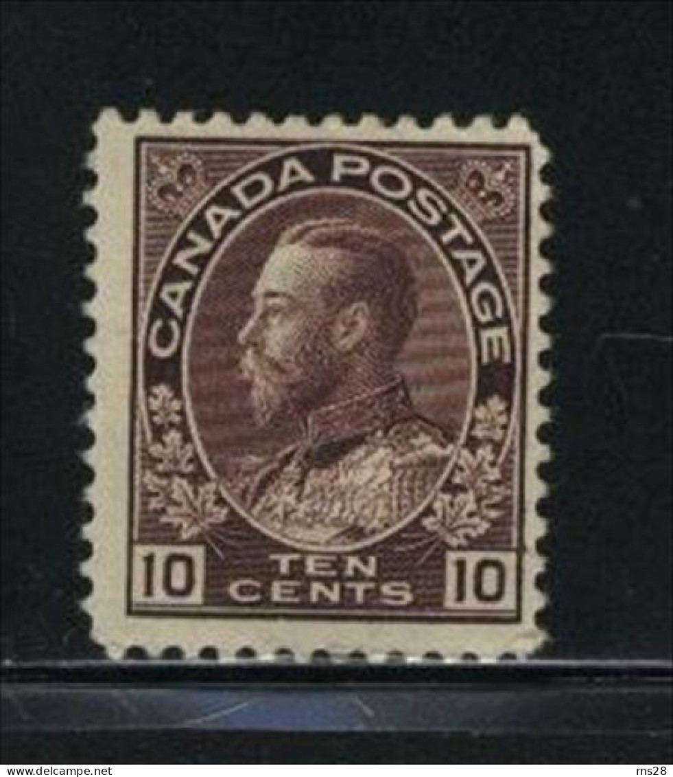 Canada HINGED Scott # 116 ( Z2 ) Value $ 260.00 - Unused Stamps