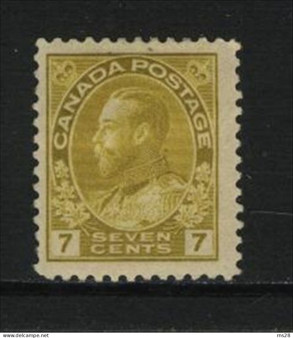 Canada HINGED Scott # 113 ( Z3 ) Value $ 45.00 - Ungebraucht