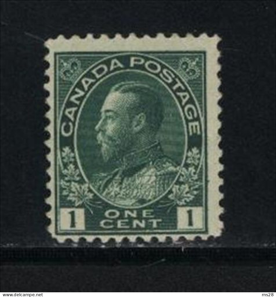 Canada HINGED Scott # 104 ( Z3 ) Value $ 20.00 - Neufs