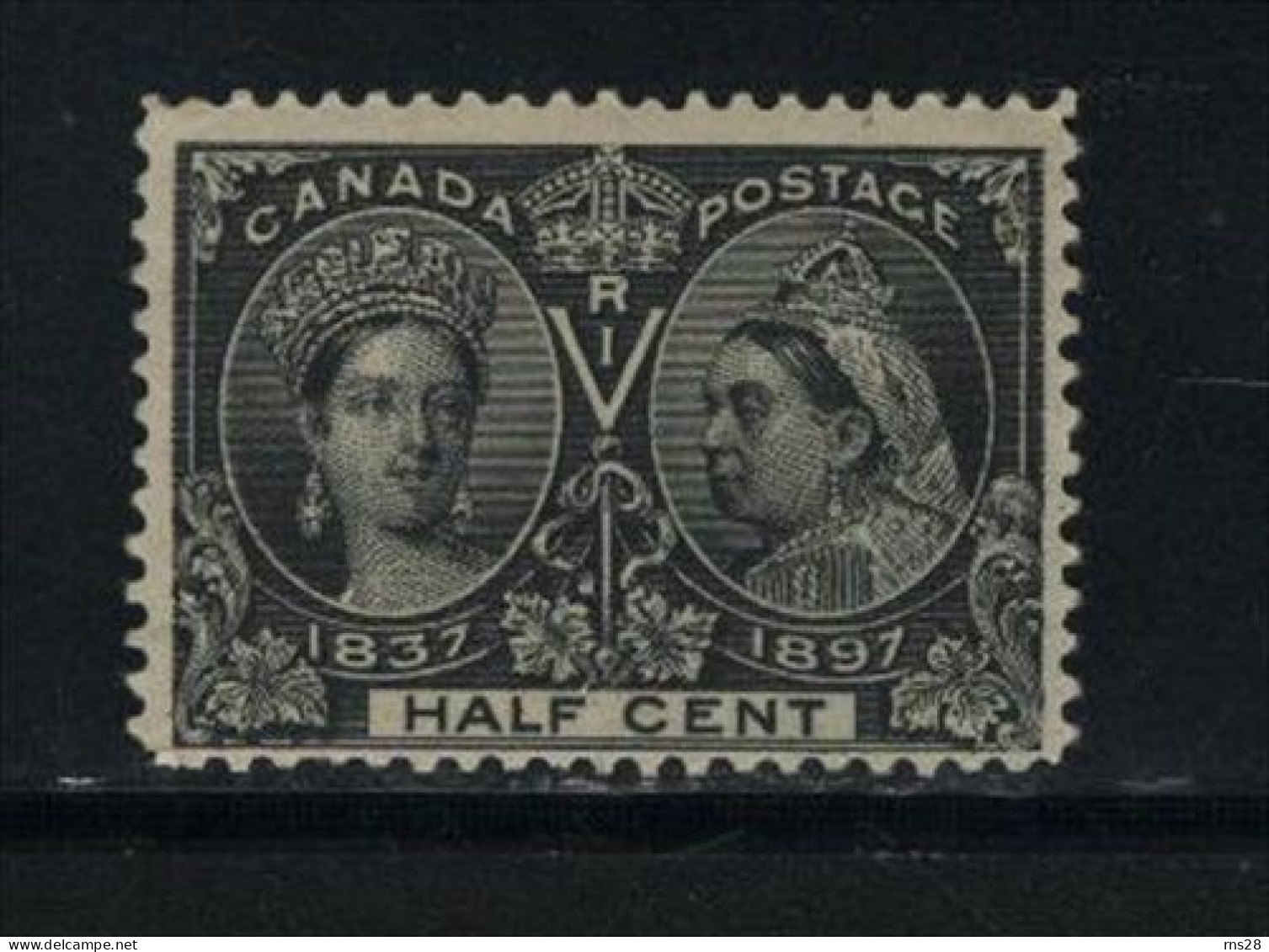 Canada HINGED Scott # 50 ( Z9 ) Value $ 120.00 - Unused Stamps