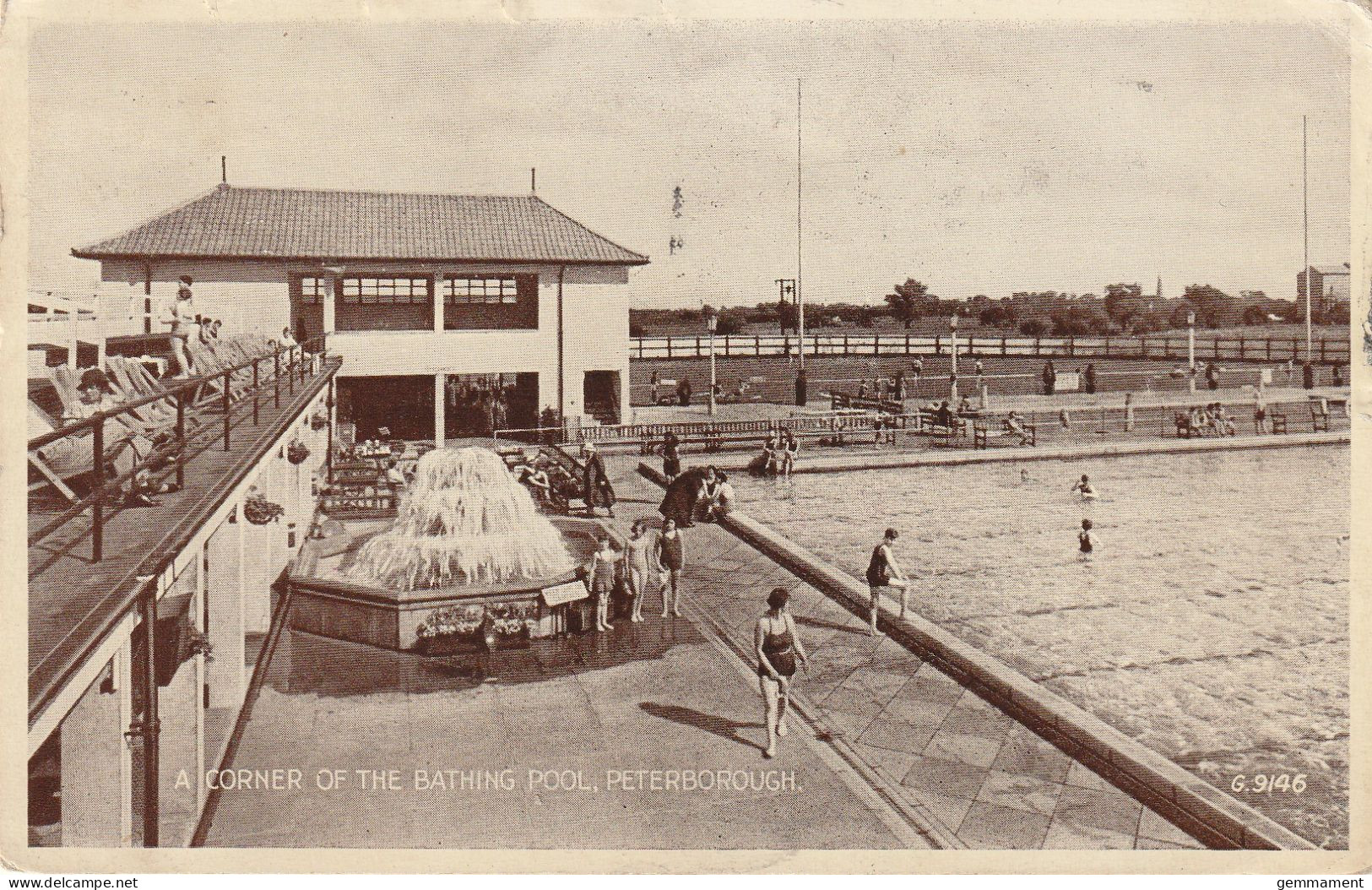 PETERBOROUGH - A CORNER OF THE BATHING POOL - Northamptonshire