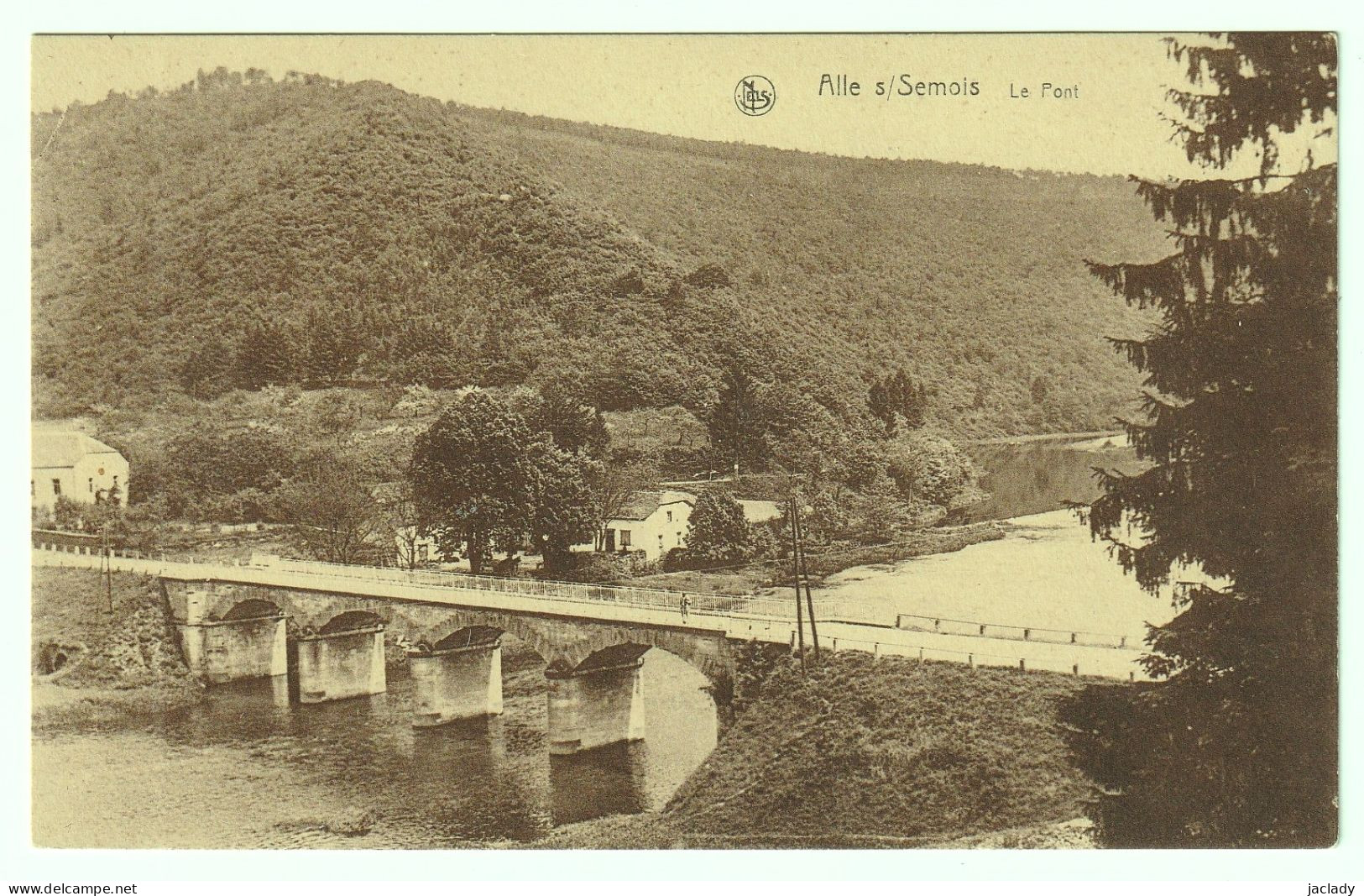 Alle S/ Semois -- Le Pont.   (2 Scans) - Vresse-sur-Semois