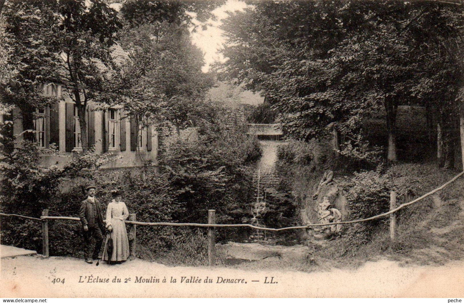 N°112245 -cpa L'écluse Du 2è Moulin à La Vallée Du Denacre- - Moulins à Eau