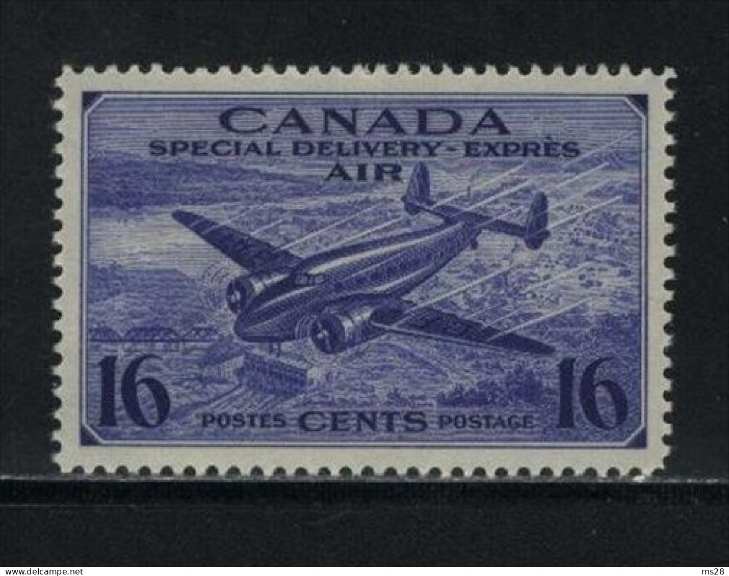 CANADA HINGED   UNITRADE CE1 ( Z5 )  Value $ 3.50 - Special Delivery