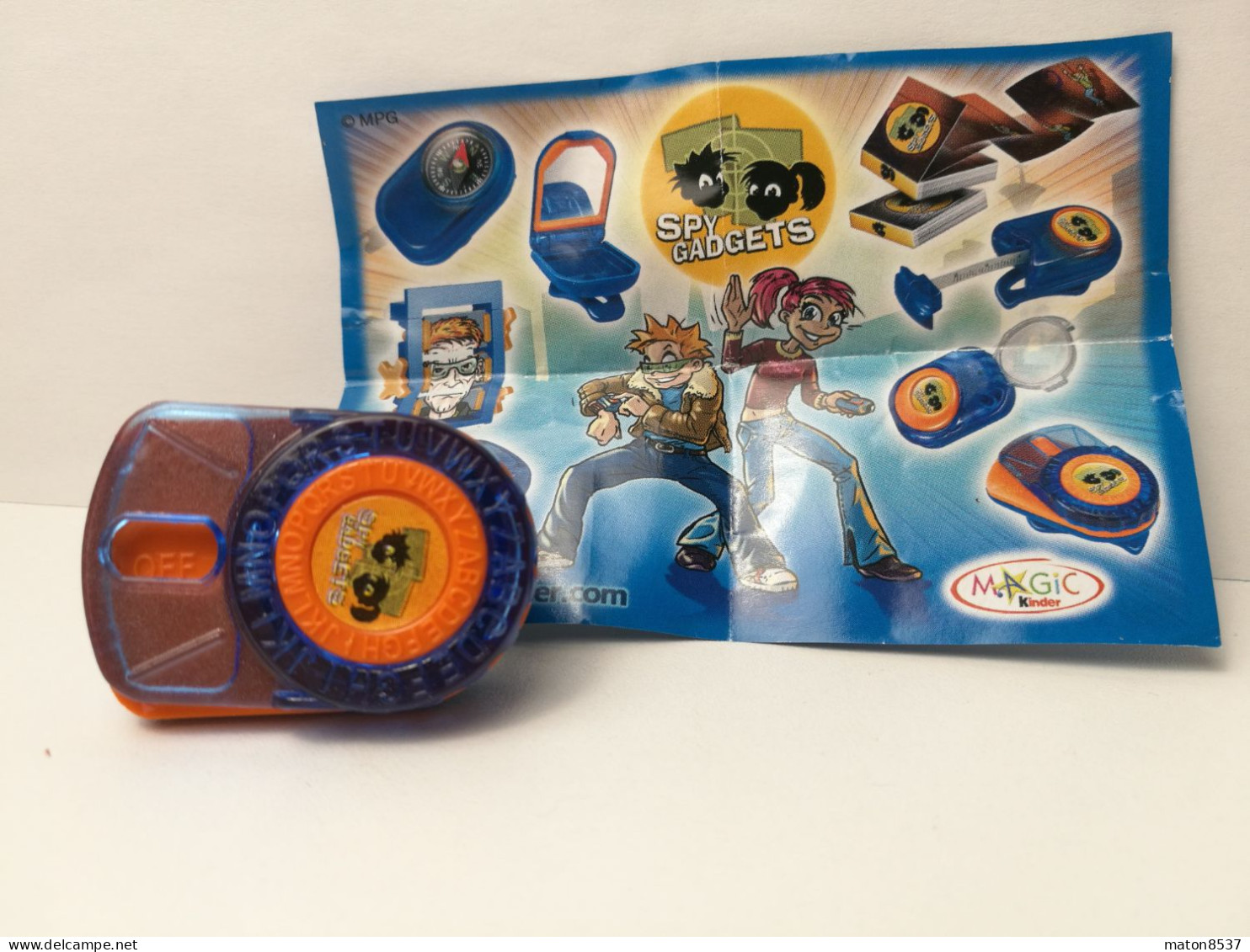 Kinder : MPG TT-075  Spy Gadgets 2007 - Codenacker  +  BPZ - Montables