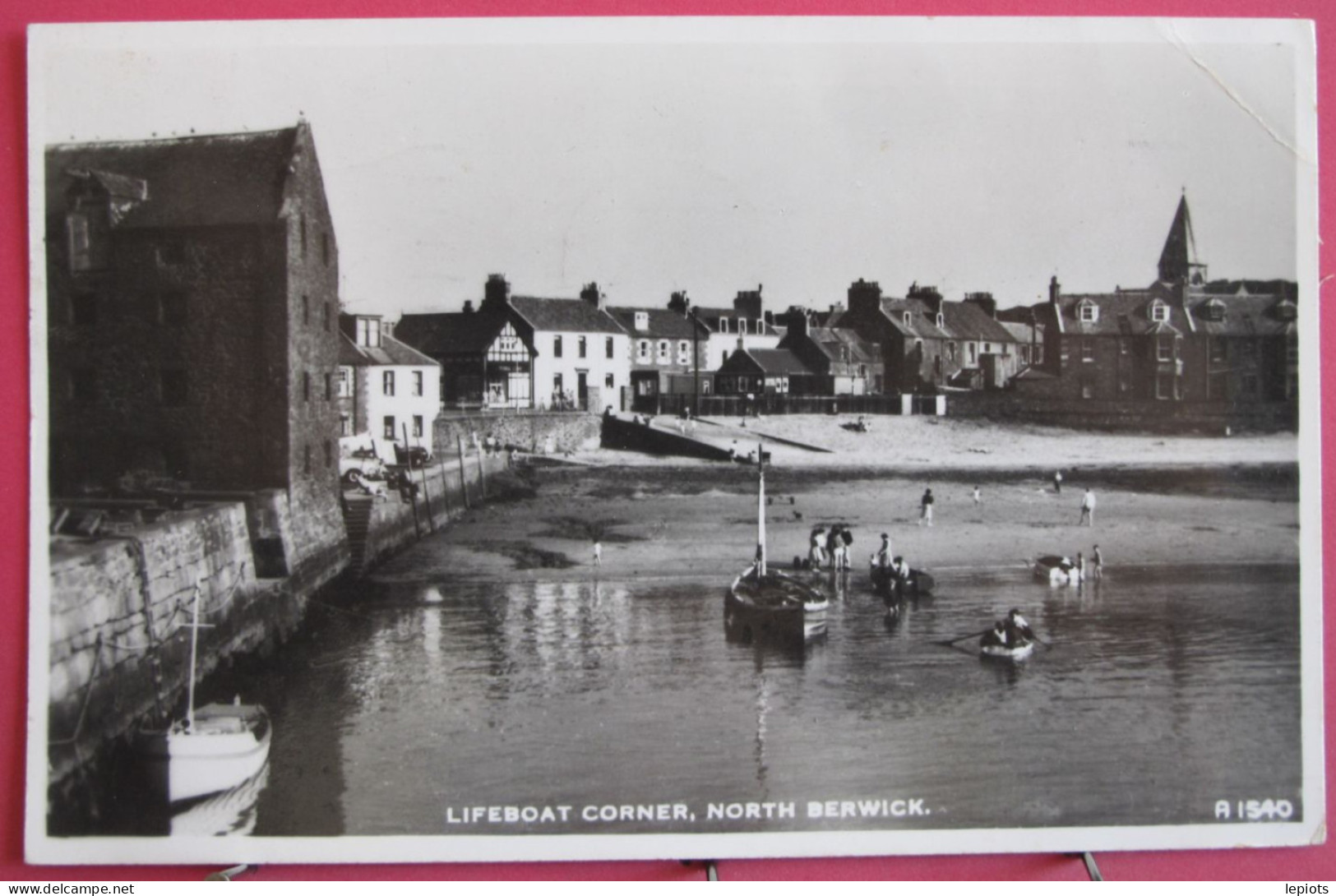 Visuel Très Peu Courant - Ecosse - North Berwick - Lifeboat Corner - East Lothian