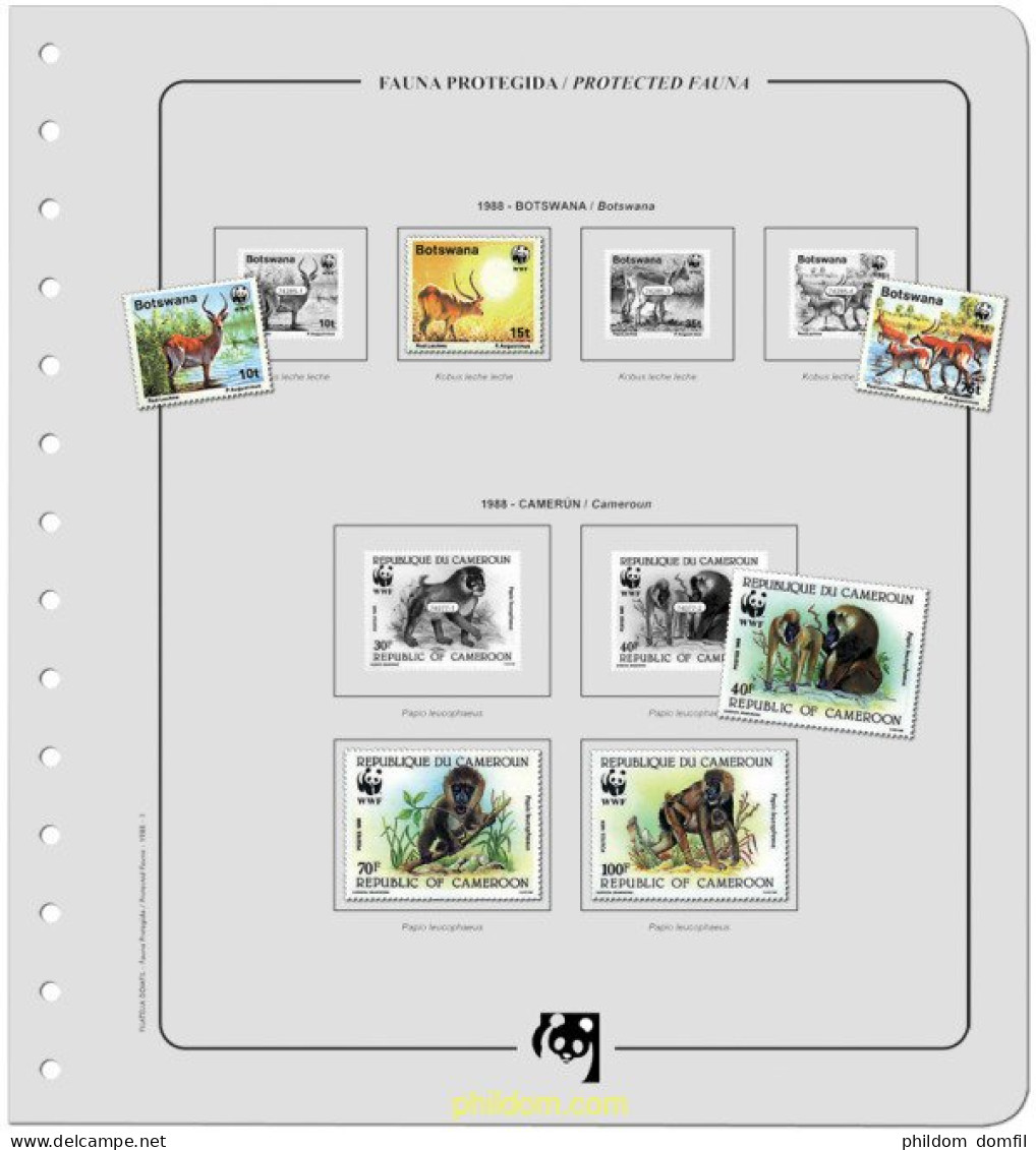 Suplemento WWF 1985 Básico Montado - Lettres & Documents