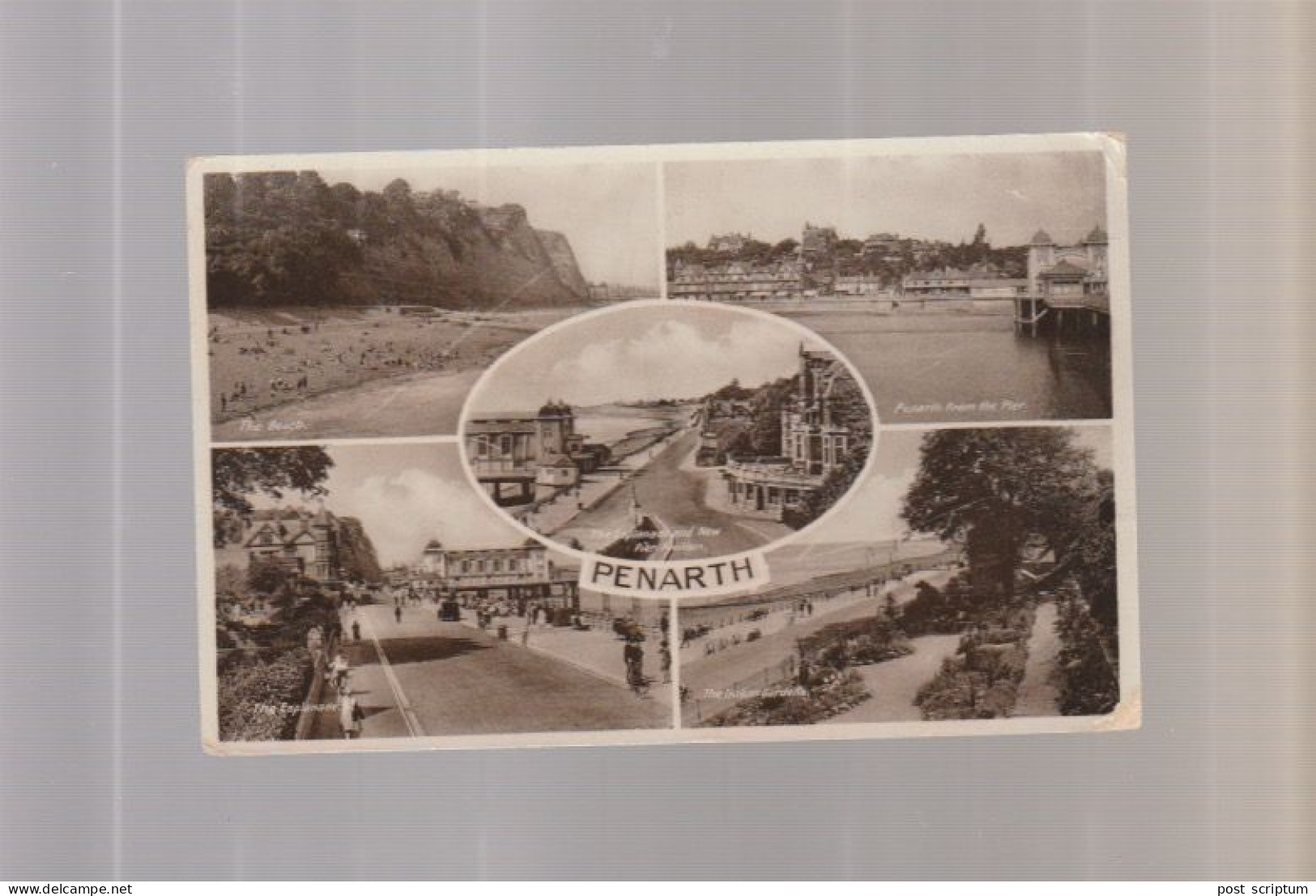 Royaume-Uni -   Pays De Galles - Penarth Beach  Pier Esplanade  Gardens - Glamorgan