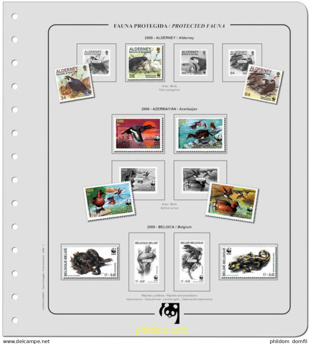 Suplemento WWF 2001 Mini-Hojas Montado - Used Stamps