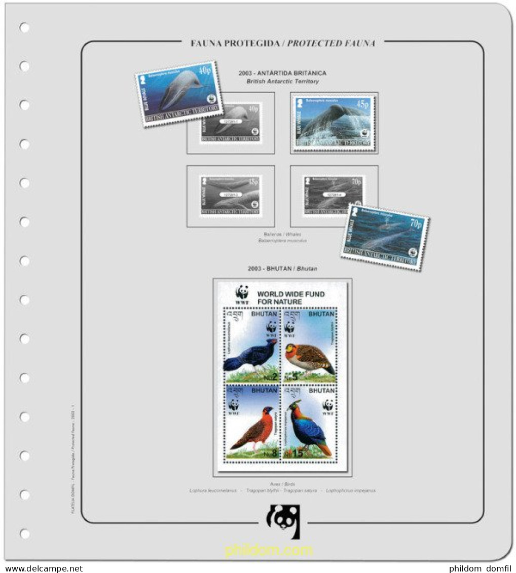 Suplemento WWF 2003 Mini-Hojas Sin Montar - Collections, Lots & Series