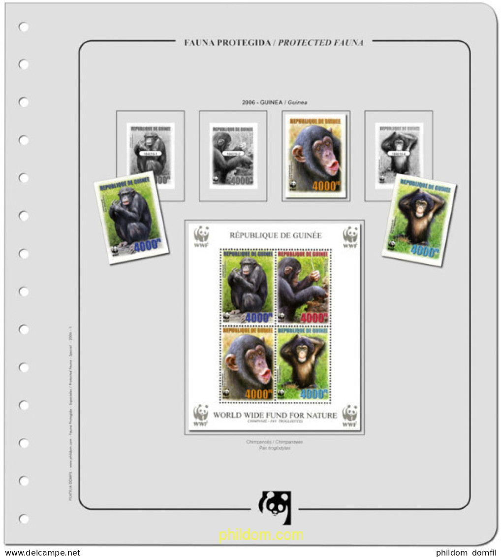 Suplemento WWF 2005 Mini-Hojas Montado - Usados