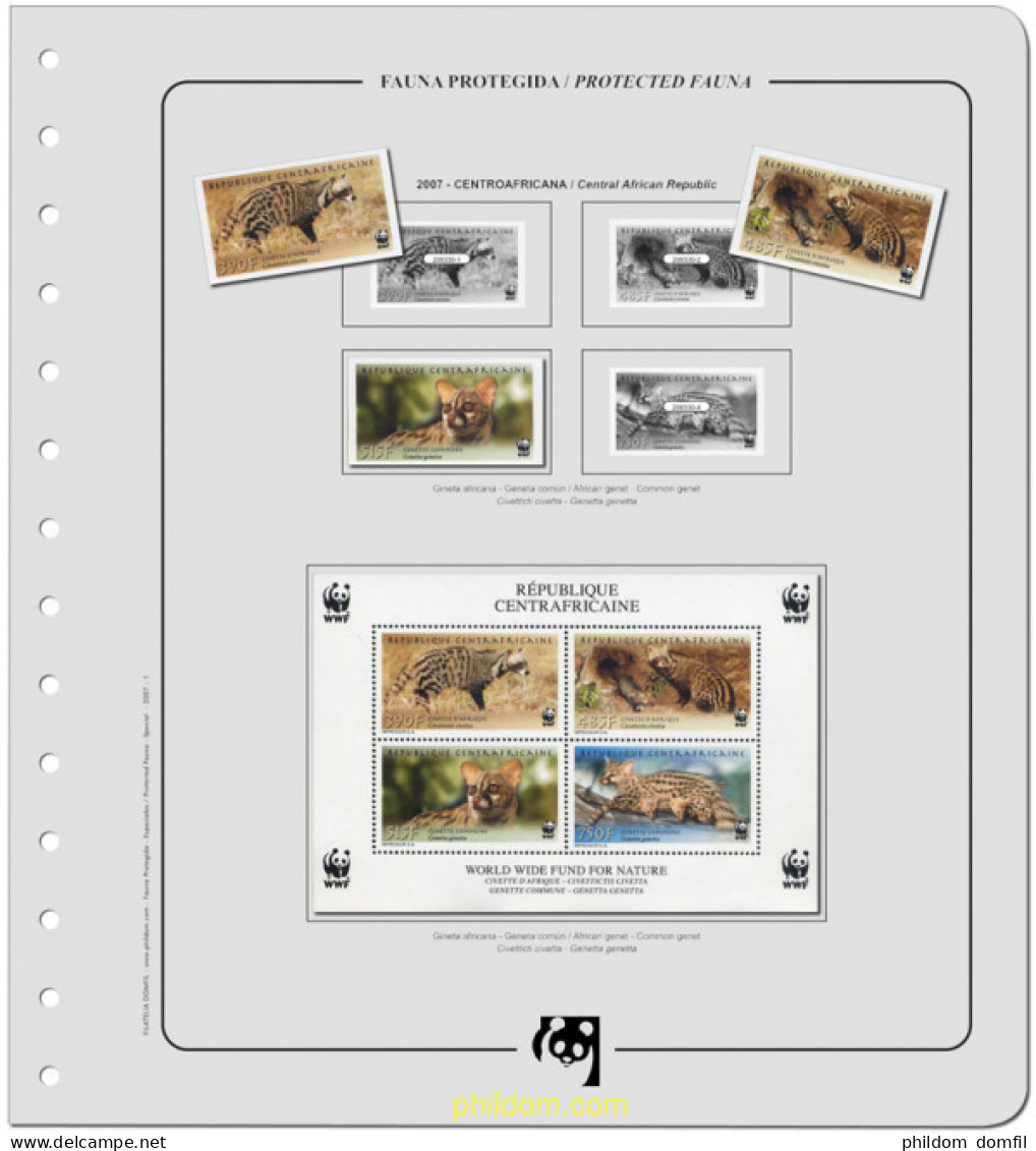 Suplemento WWF 2007 Básico Sin Montar - Used Stamps