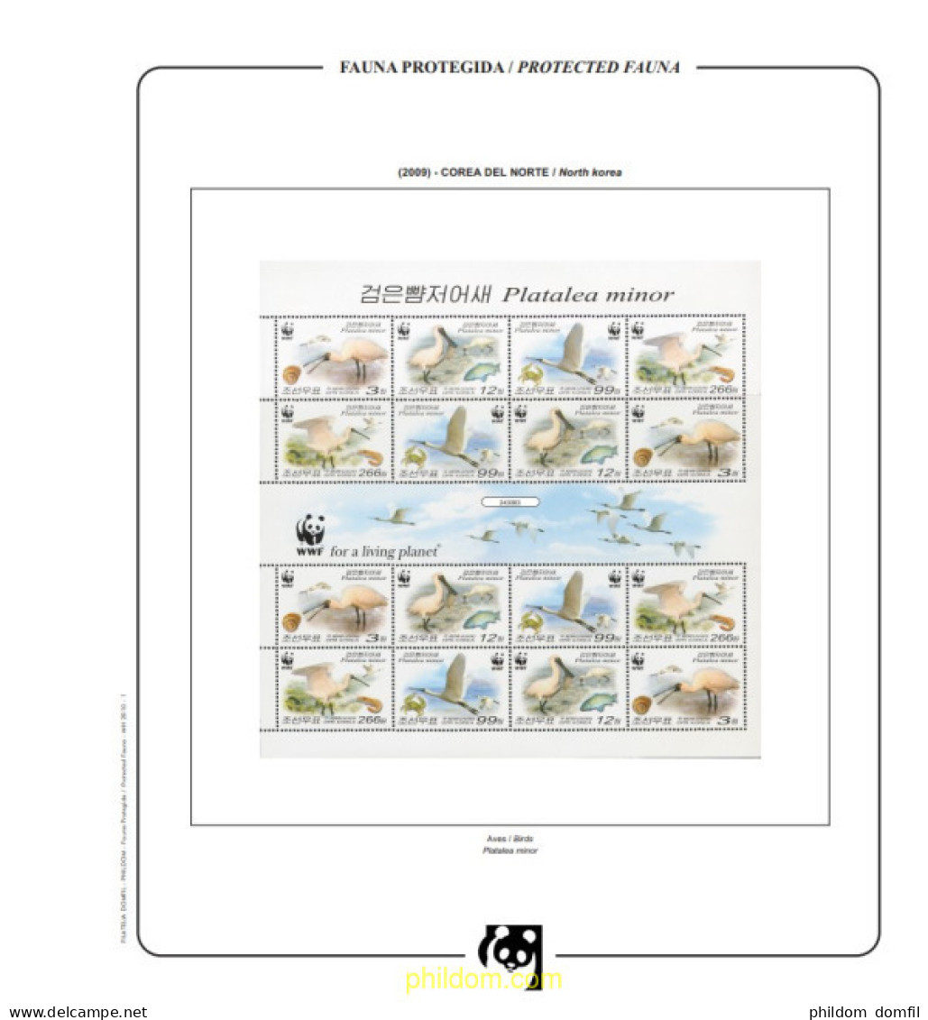 Suplemento WWF 2010 Mini-Hojas Sin Montar - Oblitérés