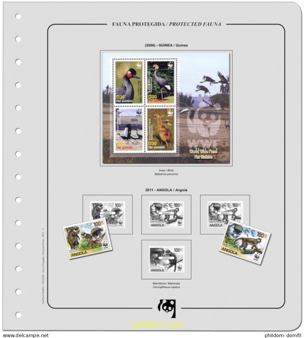Suplemento WWF 2011 Mini-Hojas Montado - Colecciones & Series