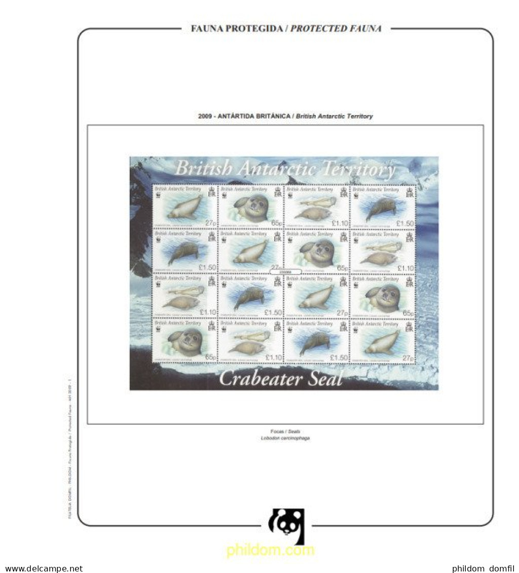 Suplemento WWF 1999 Mini-Hojas Montado - Lettres & Documents