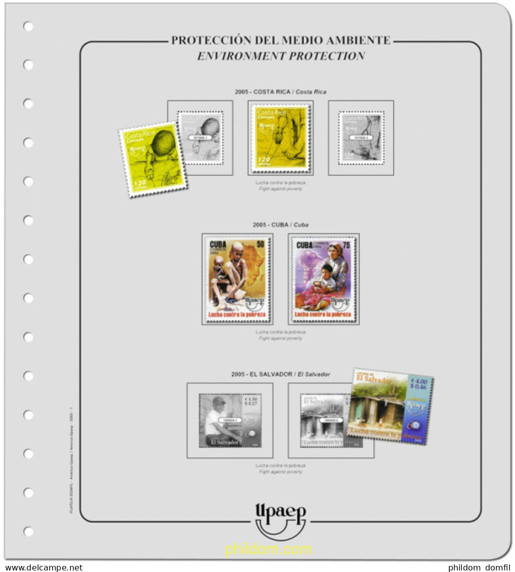 Suplemento WWF 2005 No Dentados Y Especiales Montado - Used Stamps