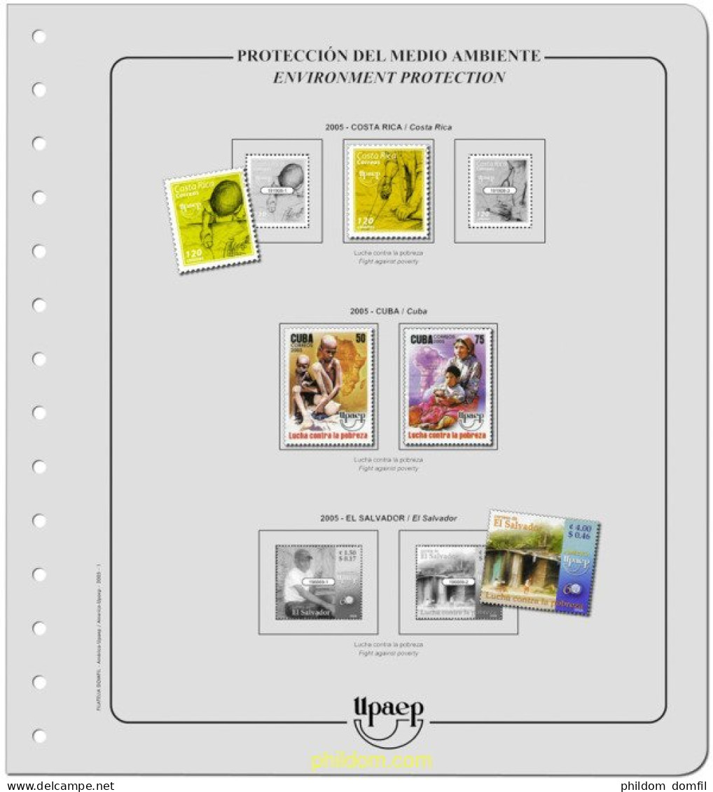 Suplemento WWF 2005 No Dentados Y Especiales Montado - Collections, Lots & Series