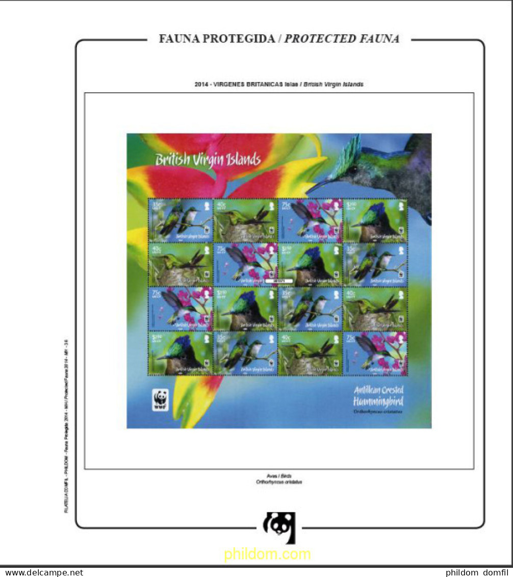 Suplemento WWF 2013 Mini-Hojas Montado - Used Stamps