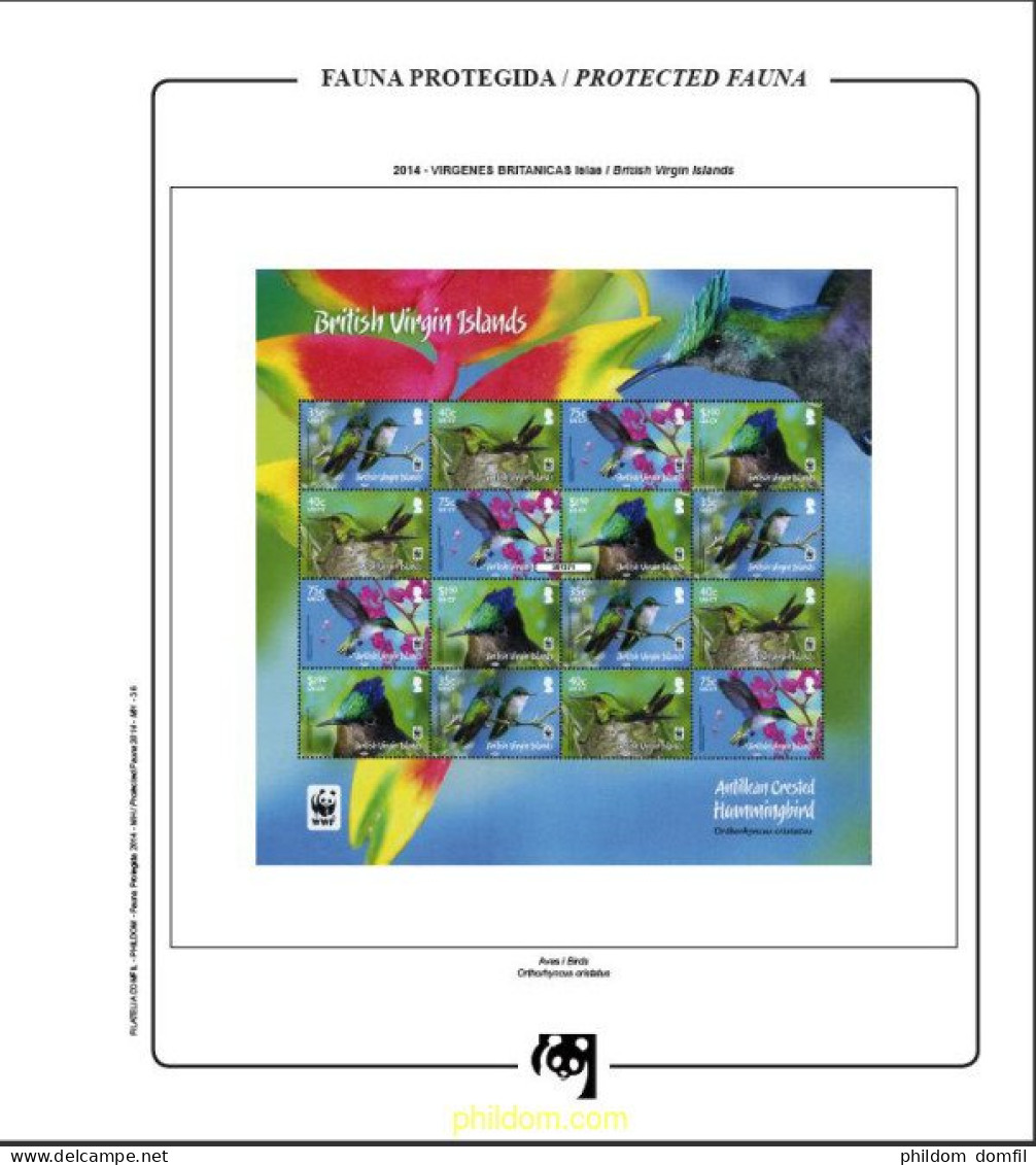 Suplemento WWF 2013 Mini-Hojas Sin Montar - Collections, Lots & Series