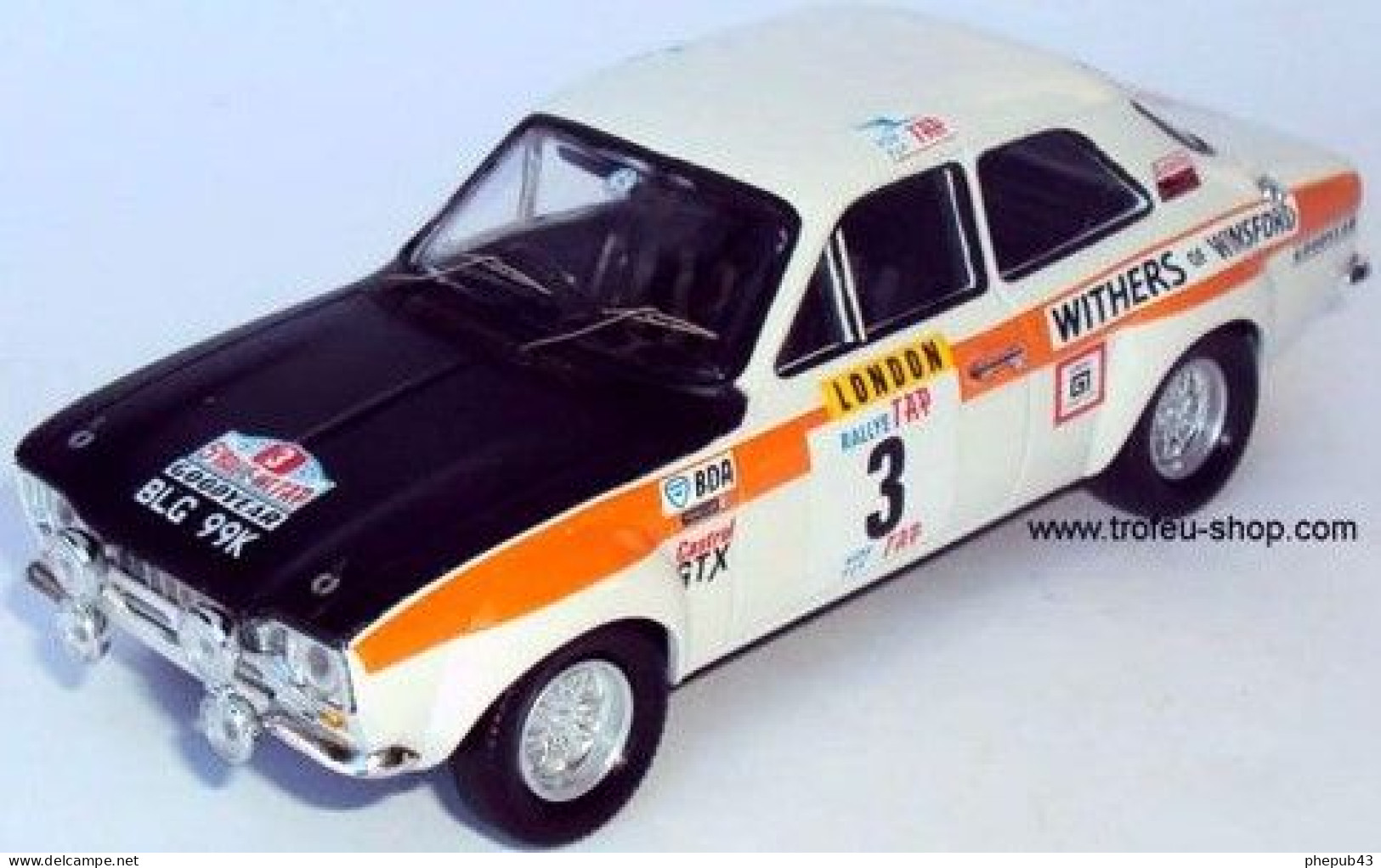 Ford Escort MK1 1600 TC - TAP Rally Portugal 1971 #3 - C. Sclater/H. Lindon - Troféu - Trofeu