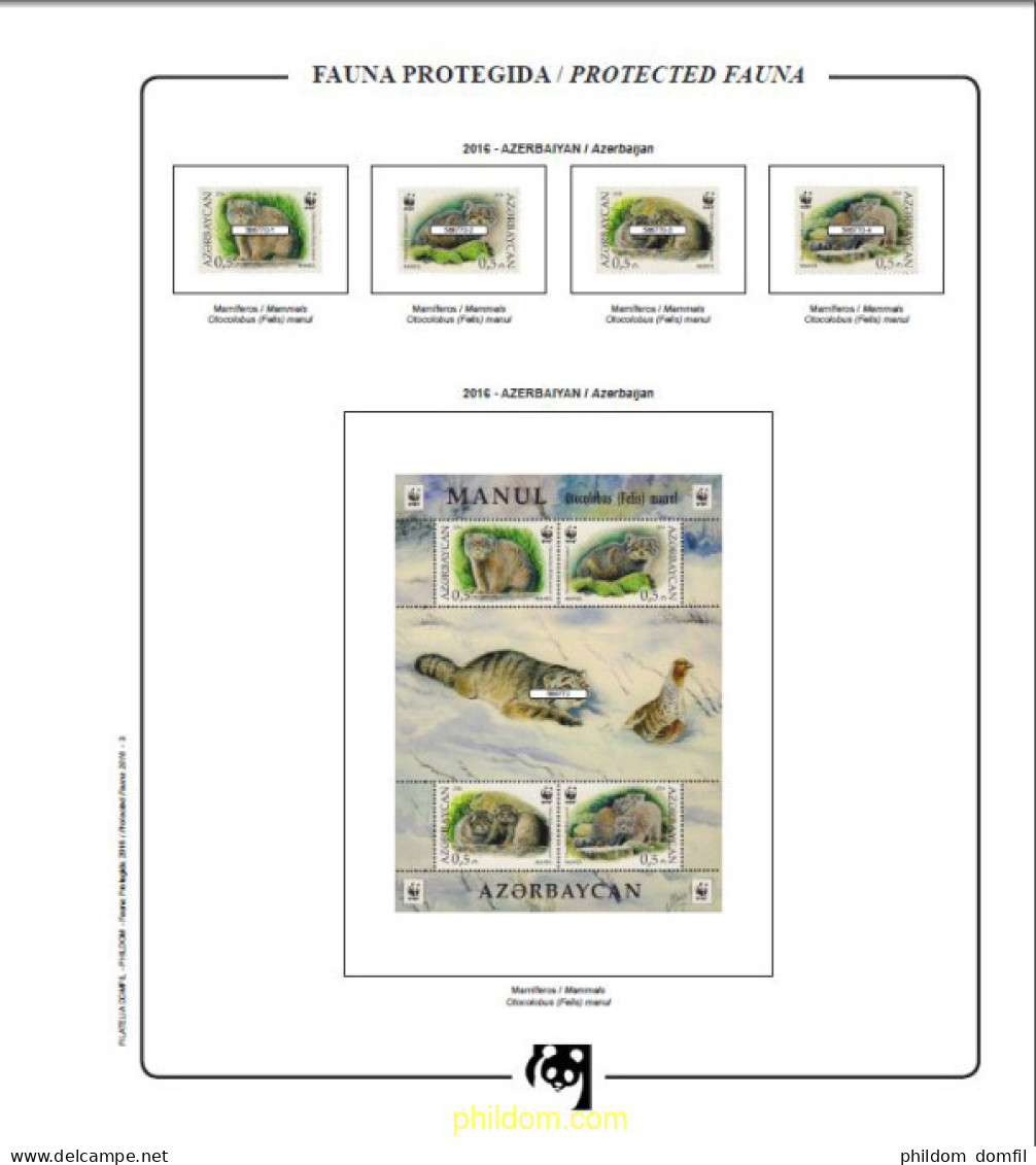 Suplemento WWF 2016 Básico Sin Montar - Used Stamps