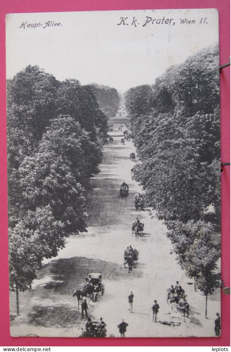 Autriche - Wien - K. K. Prater - Haupt Allee - 1912 - Prater