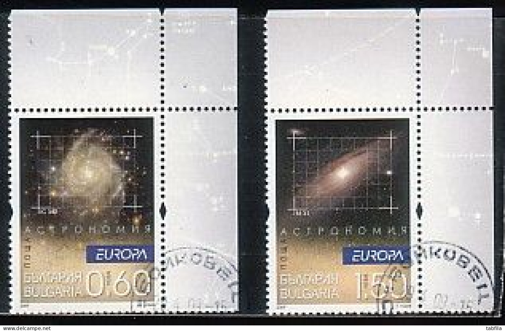 BULGARIA - 2009 - Europe - Astronomie - 2v  Used - Oblitérés