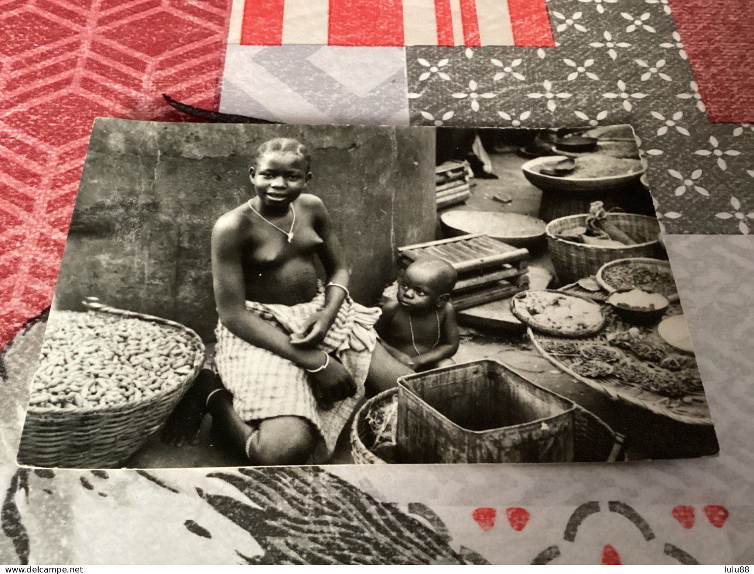 DAHOMEY Marchande Seins Nus - Benin