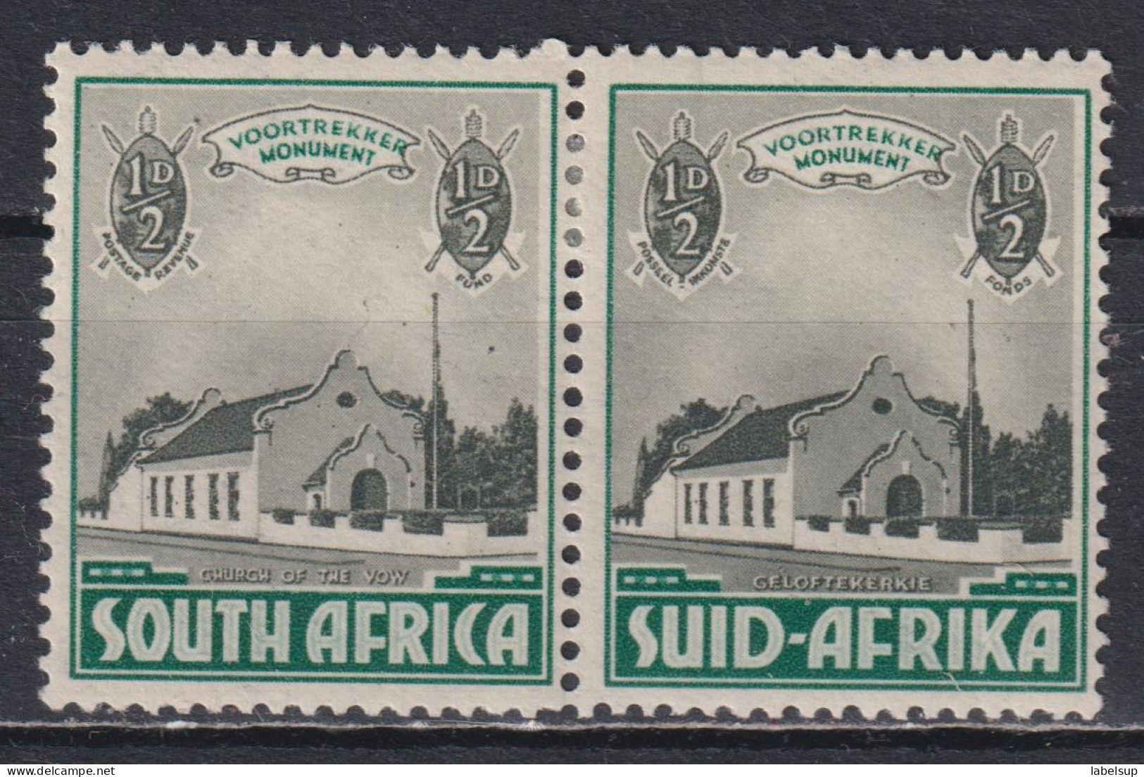 Timbres Neufs* D'Afrique Du Sud De 1936 N°55 Et 58 MH - Unused Stamps