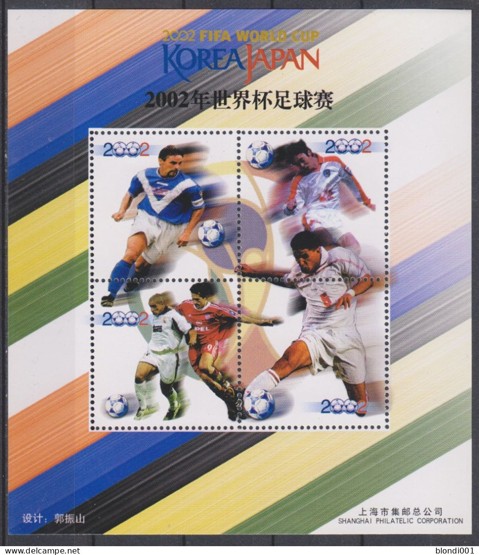 Soccer World Cup 2002 - Football - CHINA - S/S MNH - 2002 – Südkorea / Japan