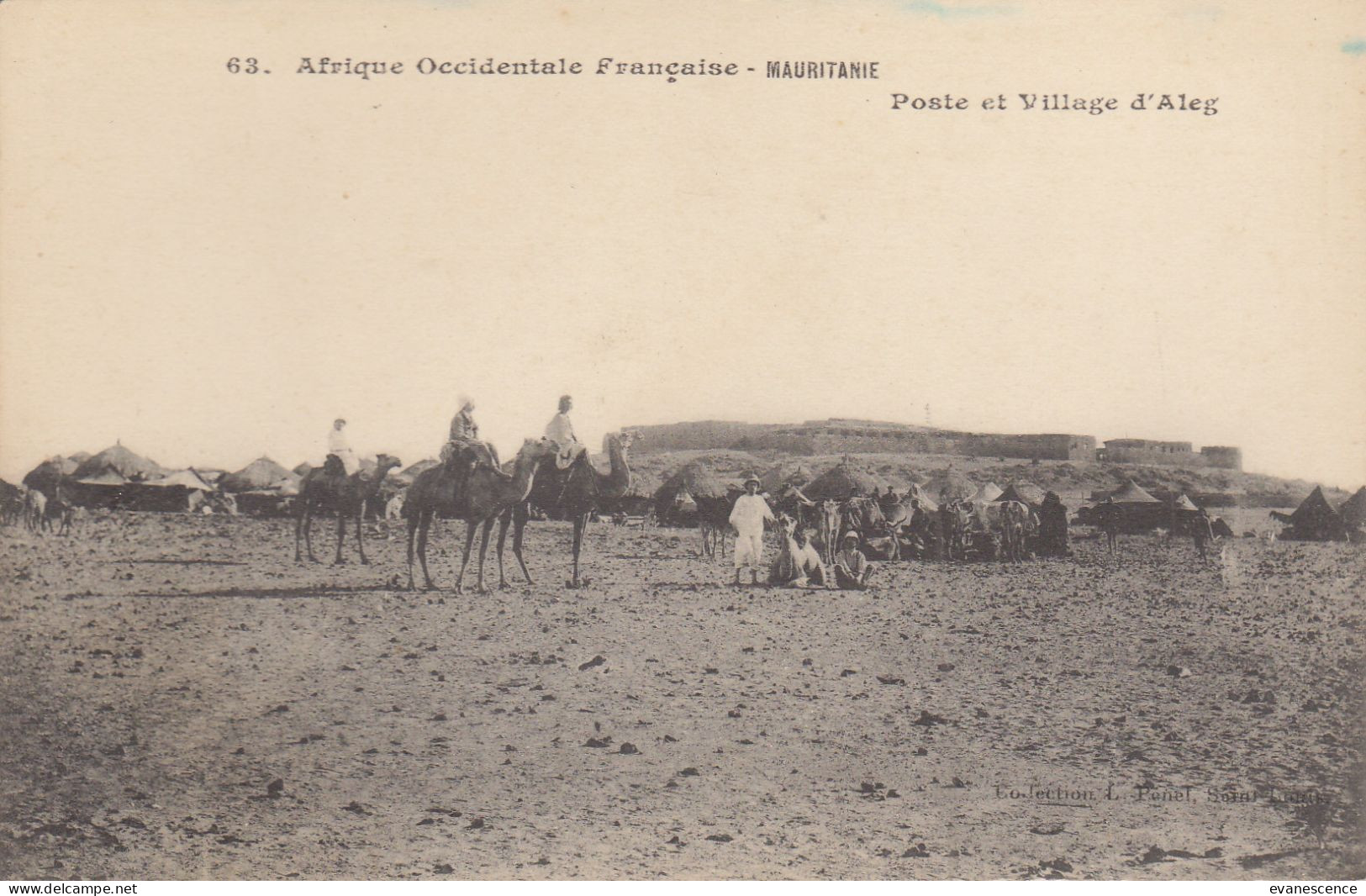 Mauritanie : Poste Et Village D'Aleg  ///  Ref.  Sept.  23  // N° 27.578 - Mauritania