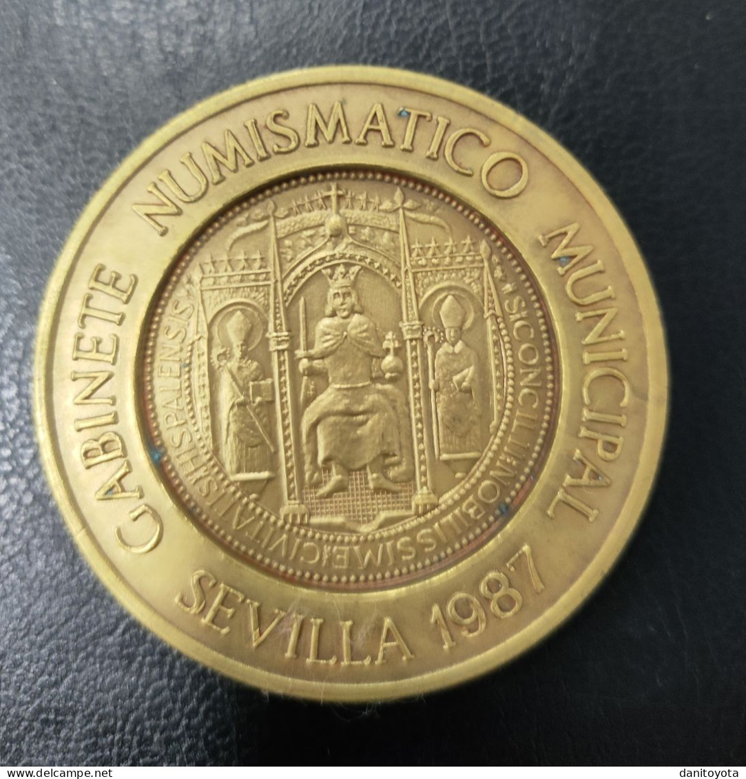 SEVILLA. 400 ANIVERSARIO DE LA CASA DE LA MONEDA DE SEVILLA. PESO 131,2 - Autres & Non Classés