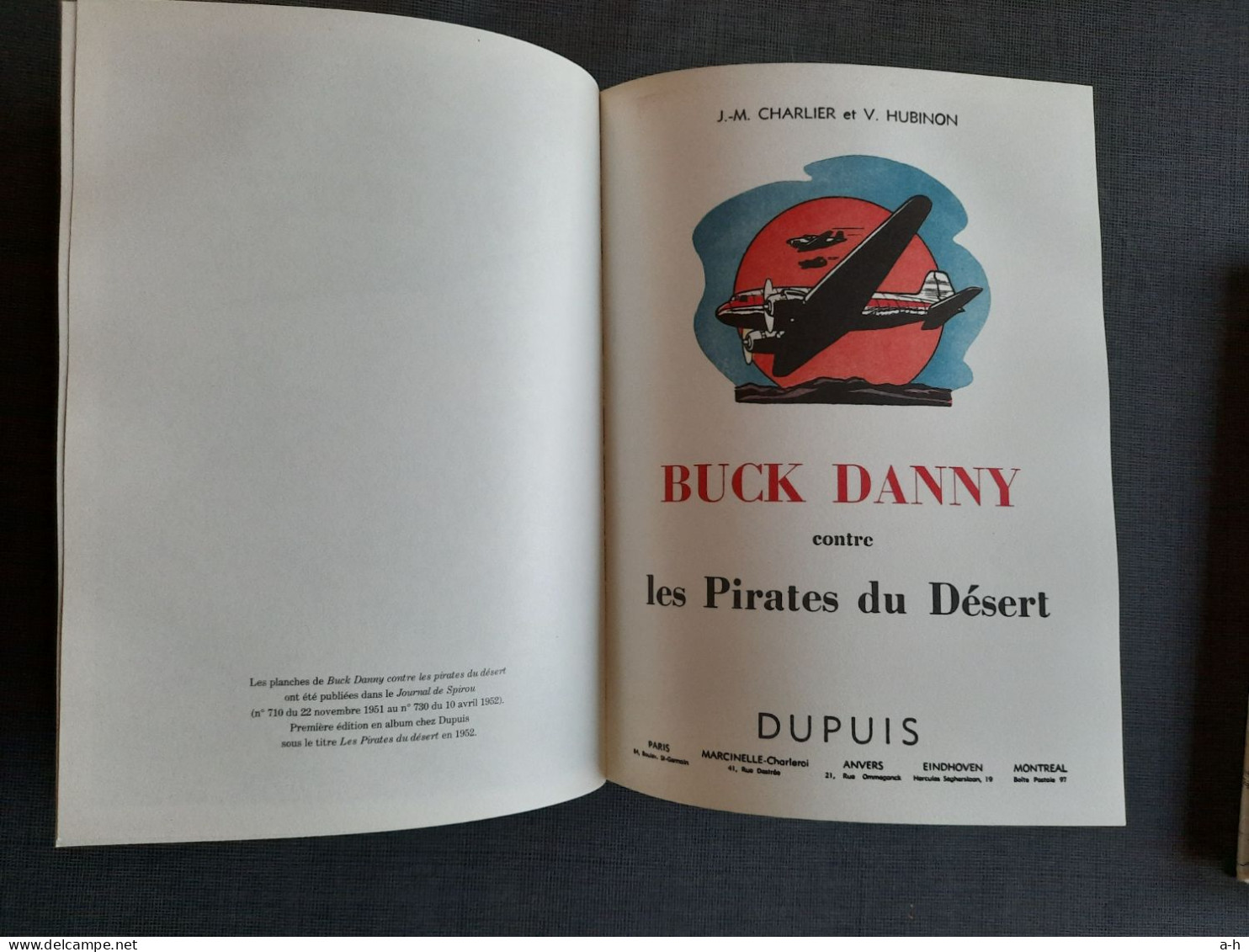 B. Danny intégrale Dupuis n° 3 et 5, 1ière édition. BE.