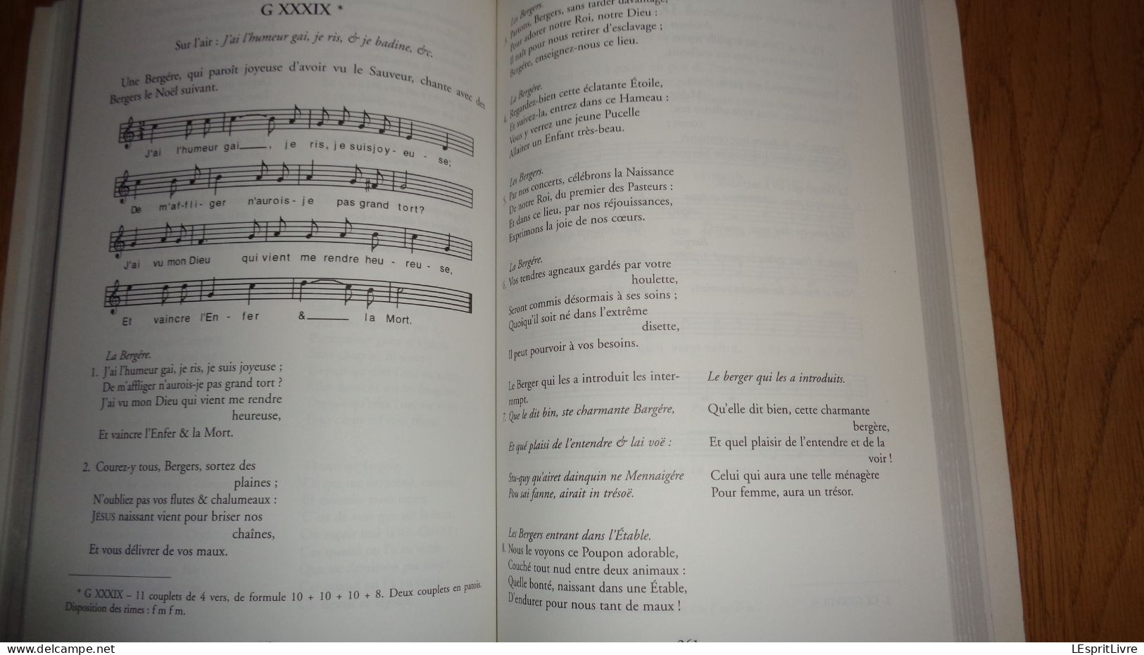 NOËLS AU PATOIS DE BESANCON Régionalisme Chanson Chants Chant Religieux Noël Glossaire Textes Musique Parler Patois