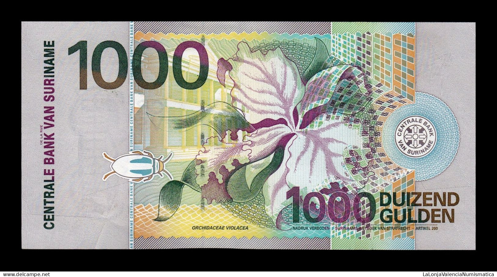 Surinam Suriname 1000 Gulden 2000 Pick 151 Sc Unc - Suriname