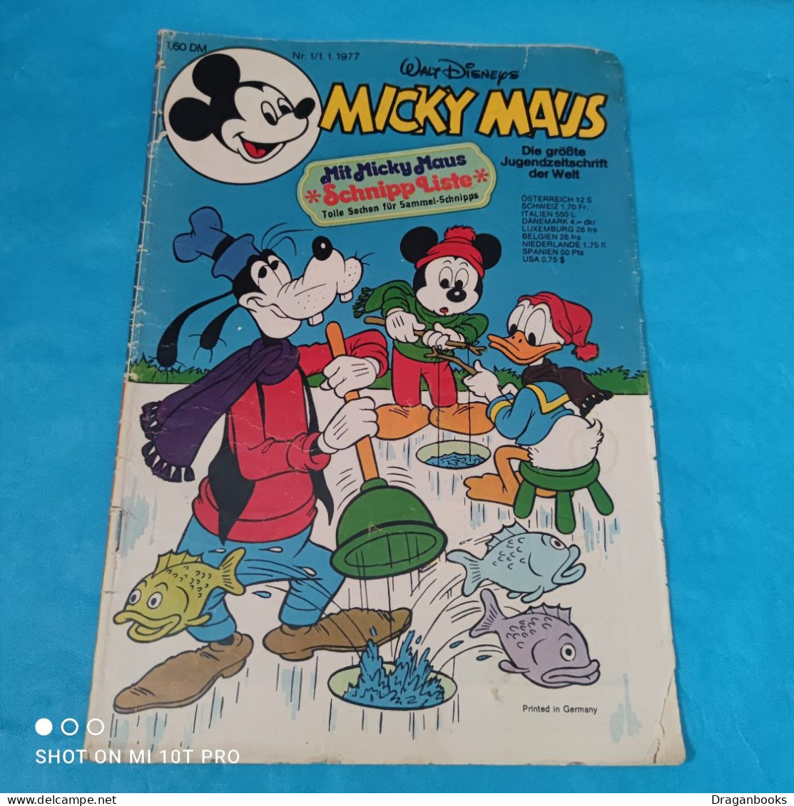 Micky Maus Nr. 1  - 1.1.1977 - Walt Disney