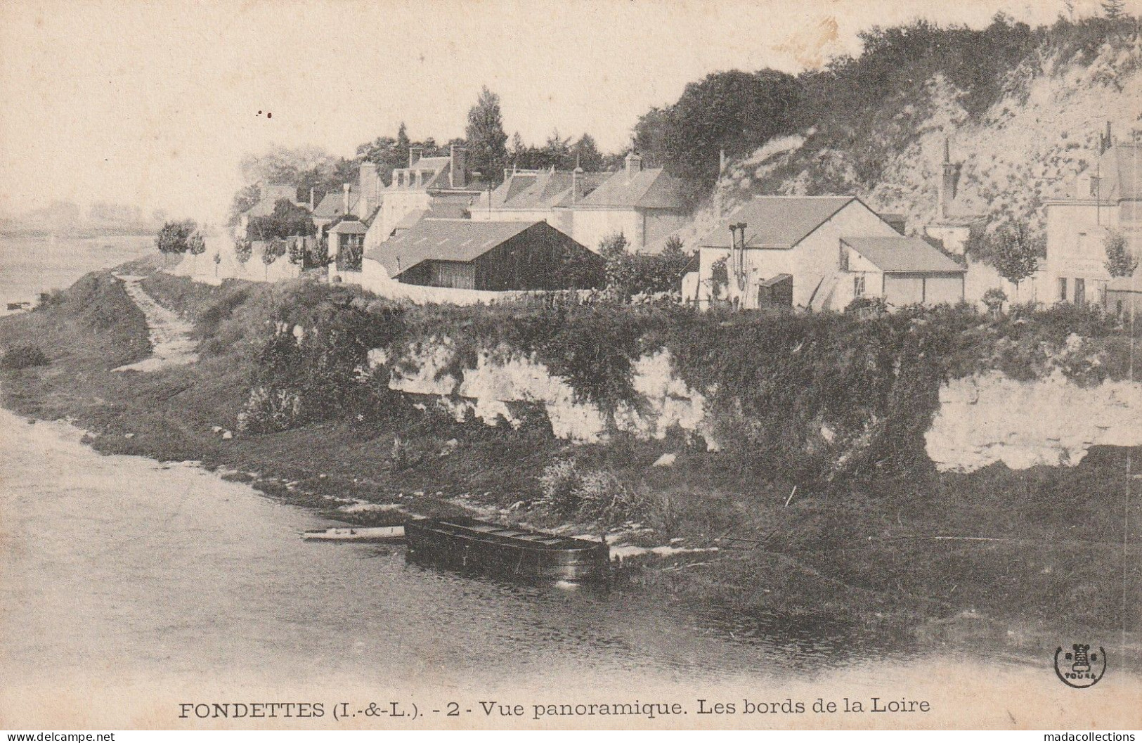 Fondettes ( 37 - Indre Et Loire)  Les Bords De La Loire - Péniche - Fondettes