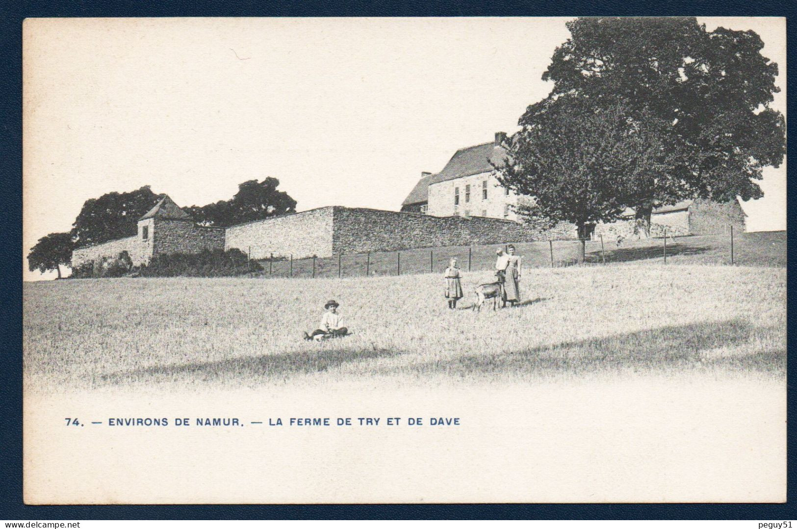 Environs De Namur ( Dave). La Ferme De Try Et De Dave. Ca 1900 - Namur