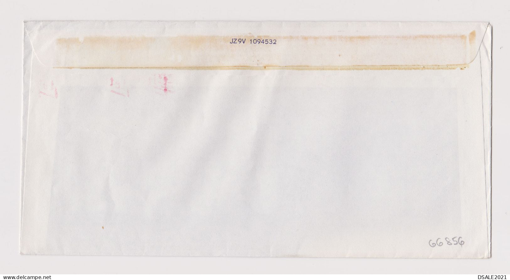 France 1983 Airmail Window Cover With Advertising Machine EMA METER Stamp Cachet, Sent Abroad (66856) - Brieven En Documenten