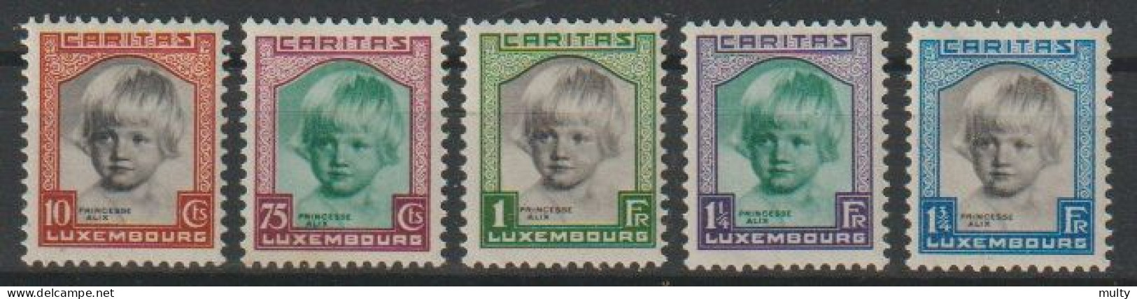 Luxemburg Y/T 234 / 238 * MH - Altri & Non Classificati