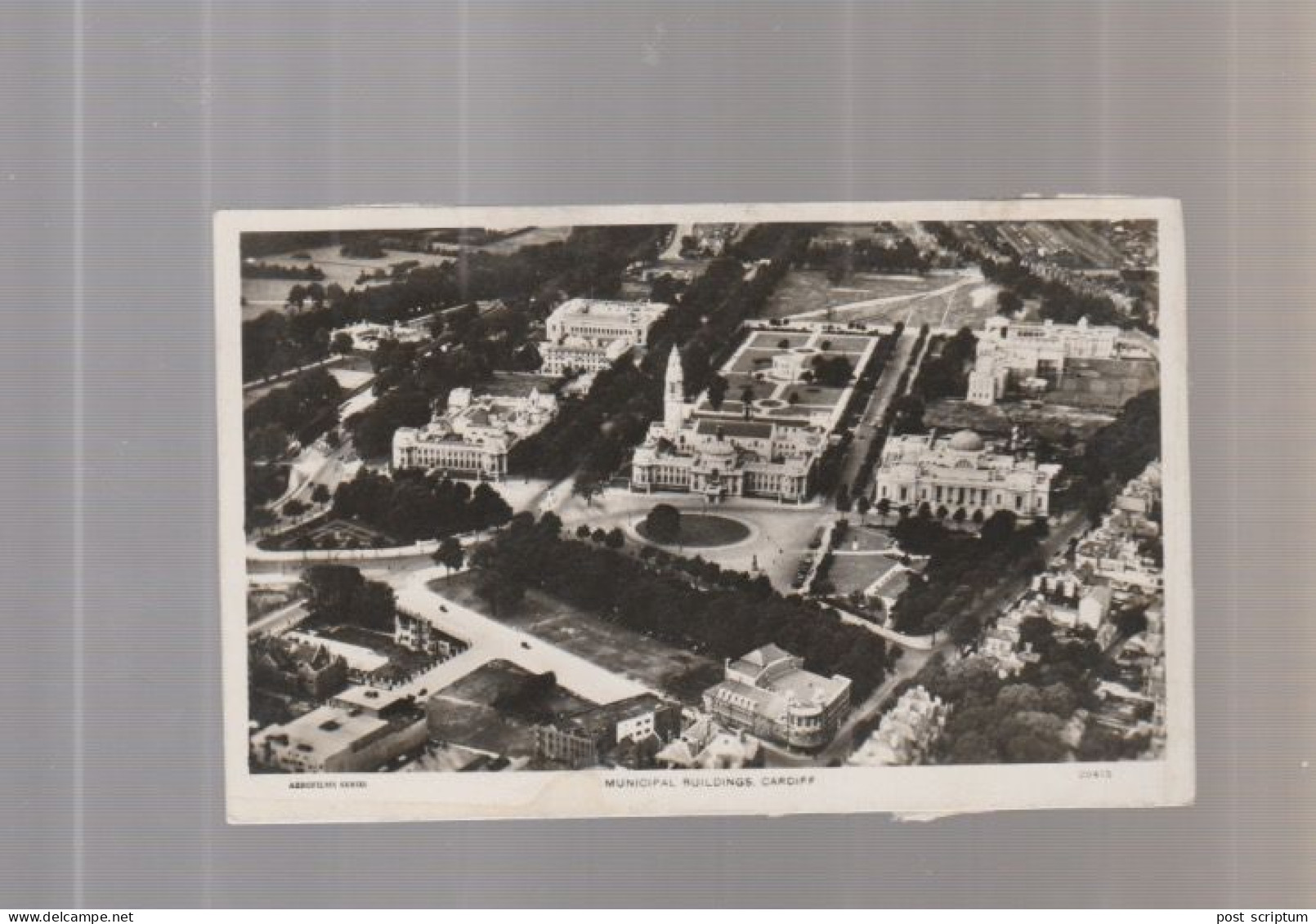 Royaume-Uni -   Pays De Galles - Cardiff - Municipal Buildings - Glamorgan