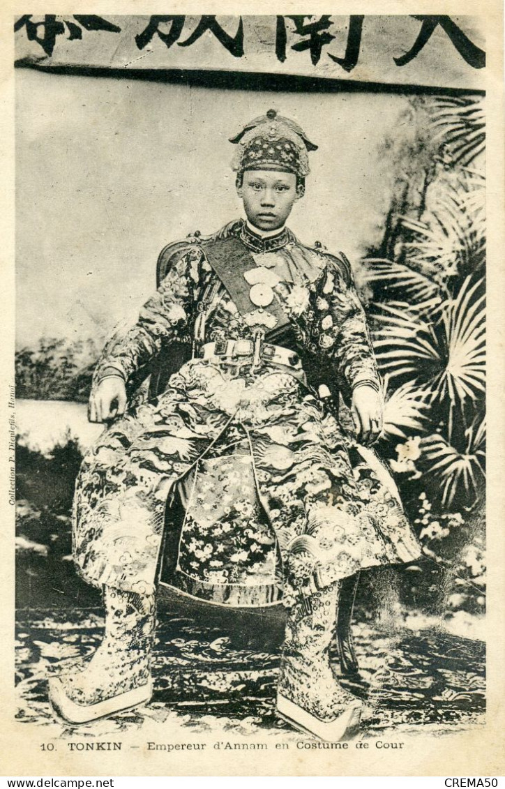 VIET NAM - TONKIN - Empereur D'Annam En Costume De Cour - Viêt-Nam