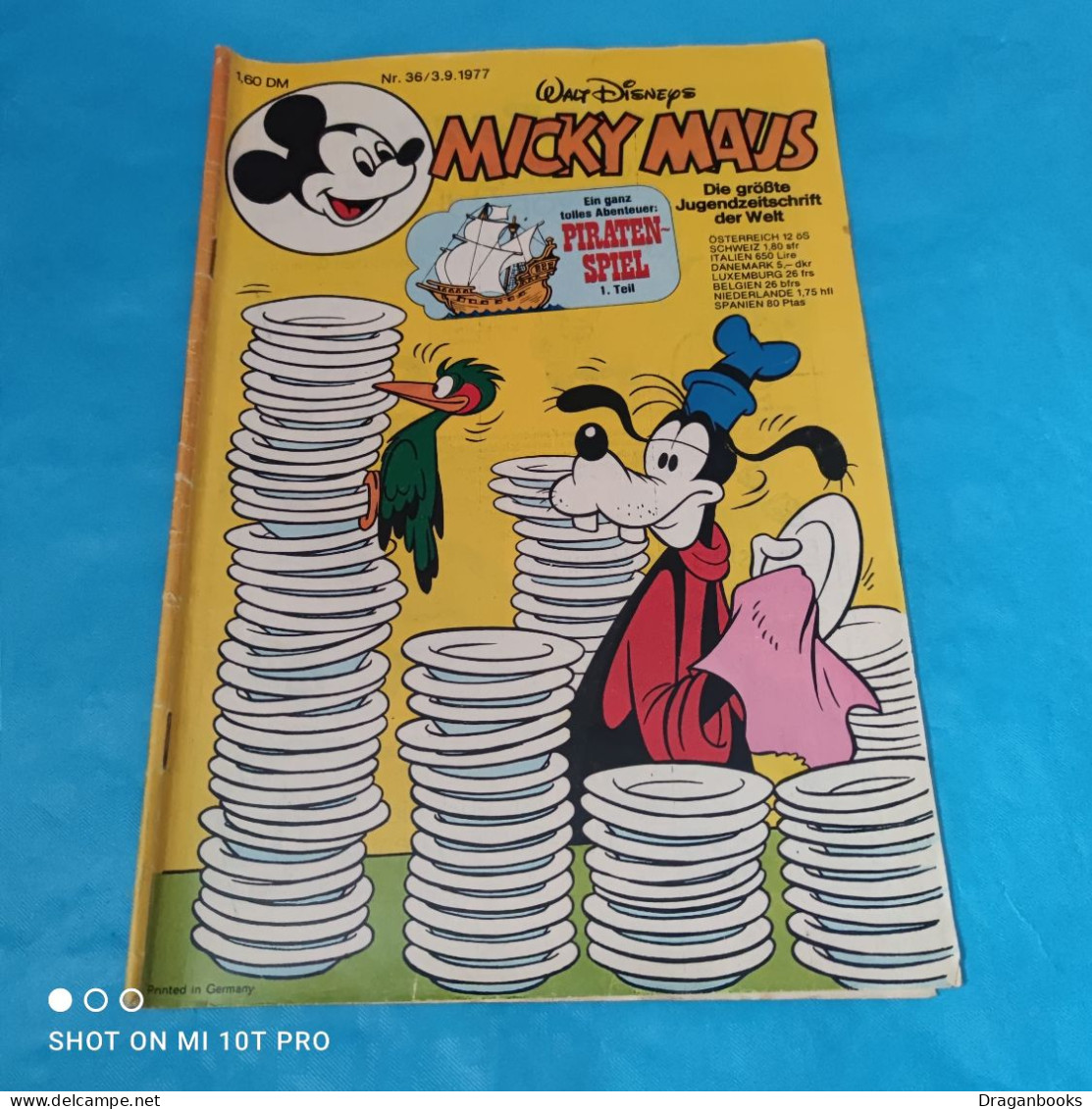 Micky Maus Nr. 36 -  3.9.1977 - Walt Disney