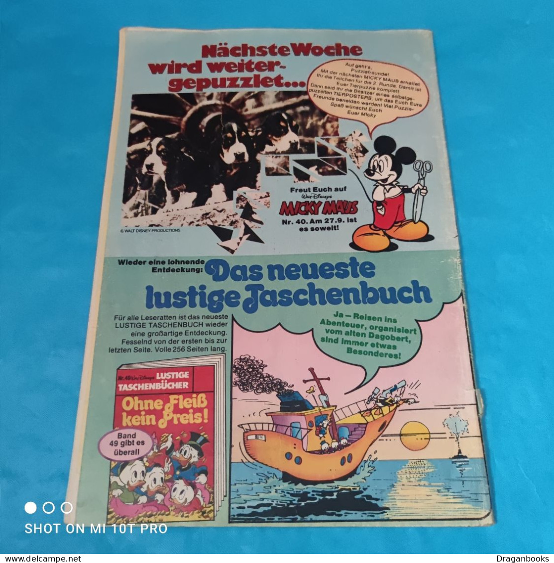 Micky Maus Nr. 39 -  24.9.1977 - Walt Disney