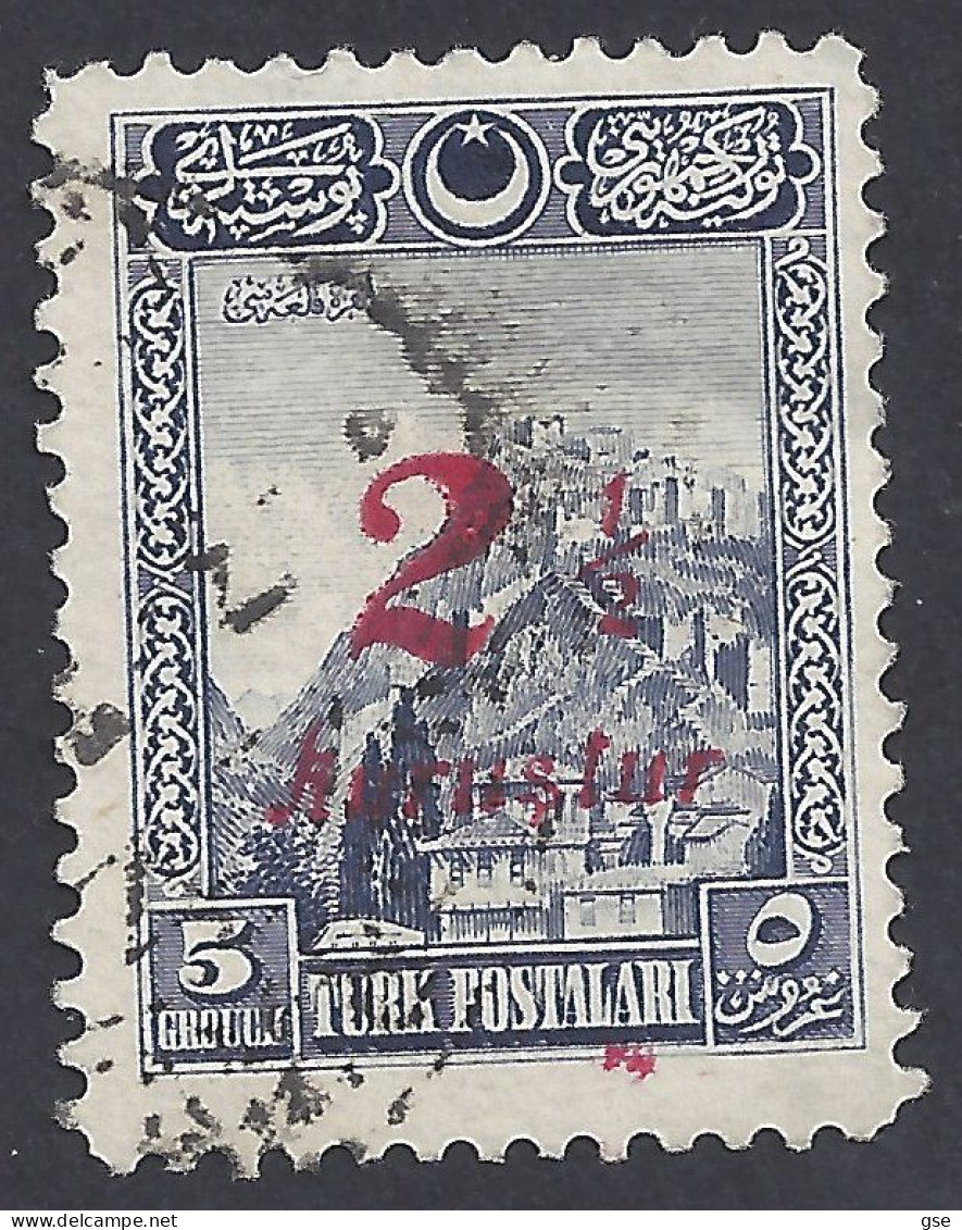 TURCHIA 1929 - Yvert 742° - Soprastampato | - Used Stamps