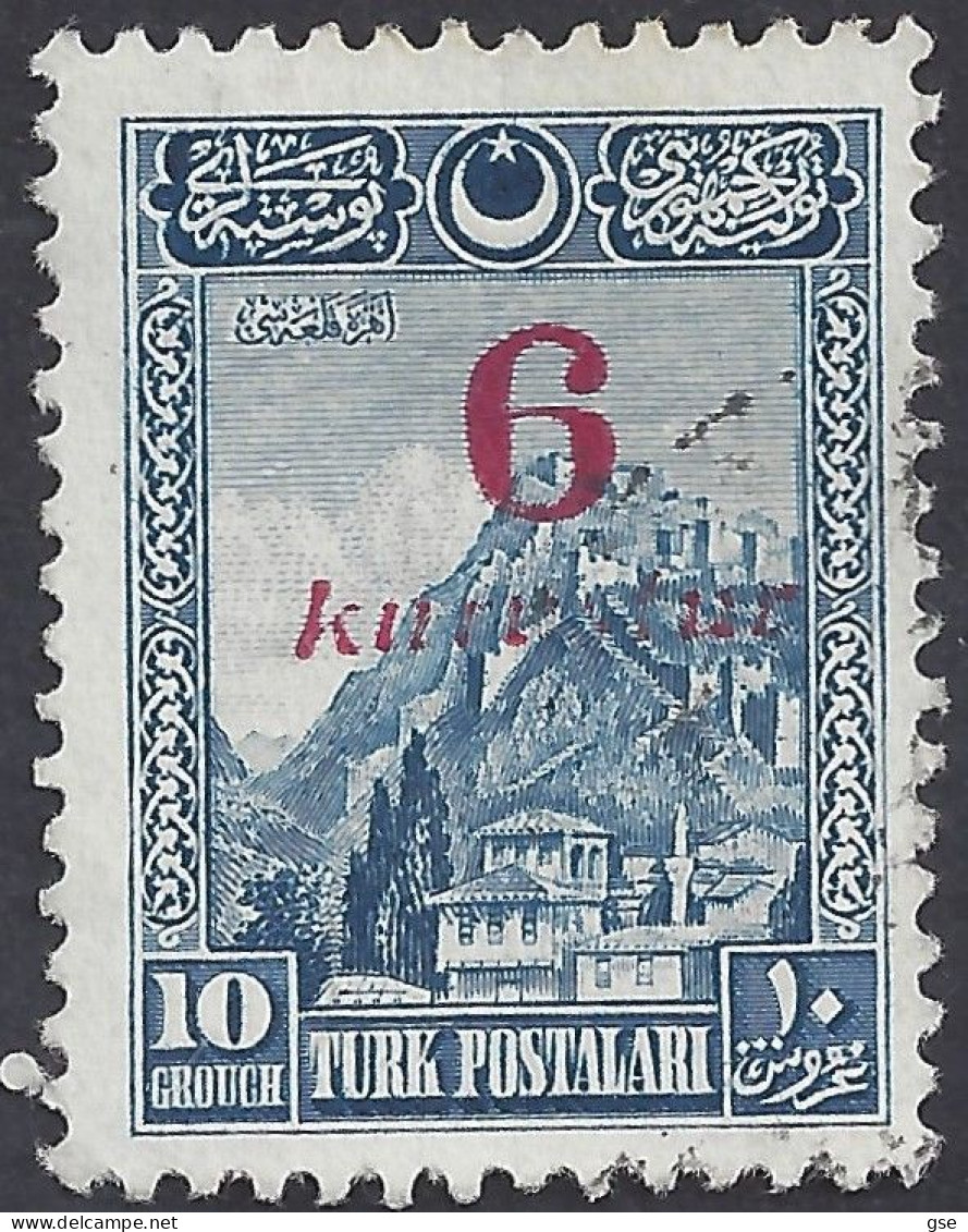 TURCHIA 1929 - Yvert 743° - Soprastampato | - Used Stamps